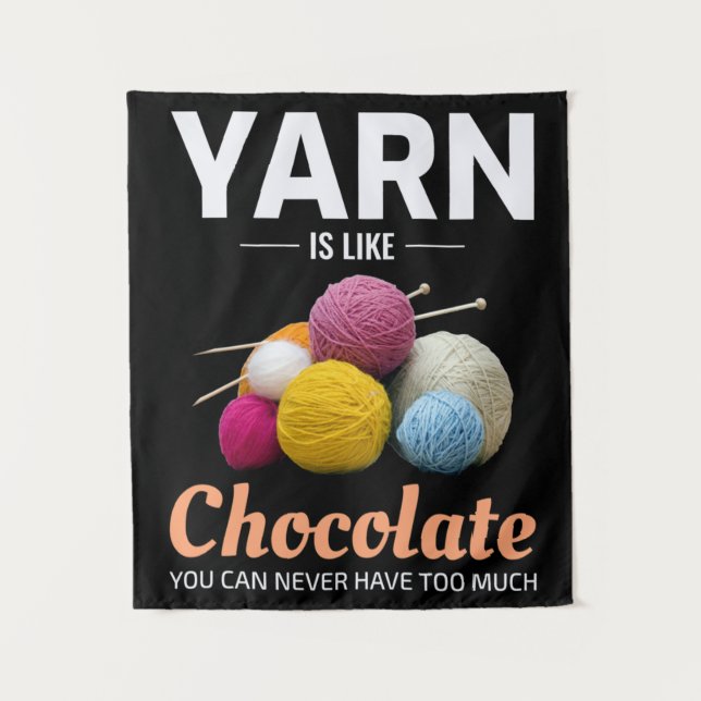 Crocheting Crochet Chocolate Knitting Crochet Tapestry (Front)