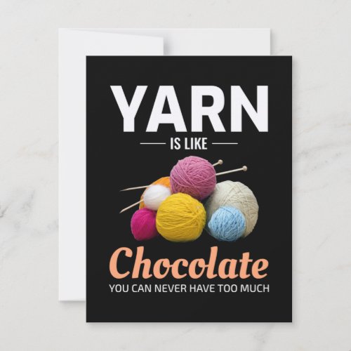 Crocheting Crochet Chocolate Knitting Crochet Thank You Card