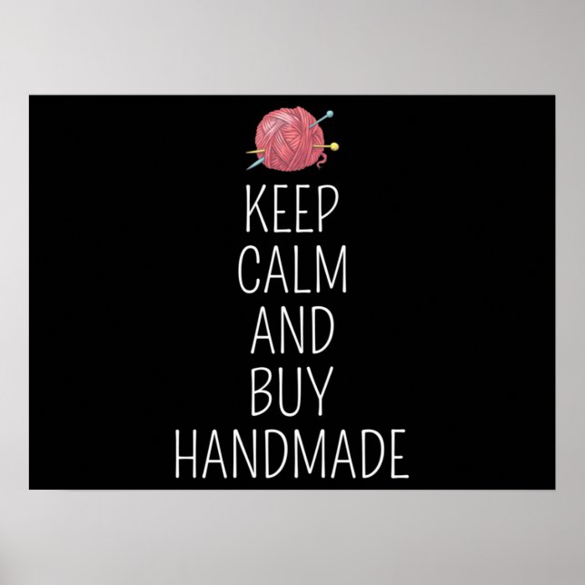 Crocheting Crochet Knitting Crocheter Yarn Poster (Front)