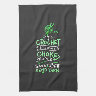 Crocheting Crocheter Gift Kitchen Towel