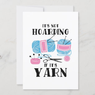 Crocheting Knitting Gifts Invitation