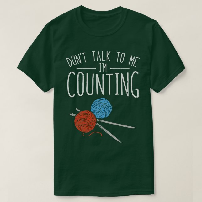 Crocheting Knitting Gifts T-Shirt (Design Front)