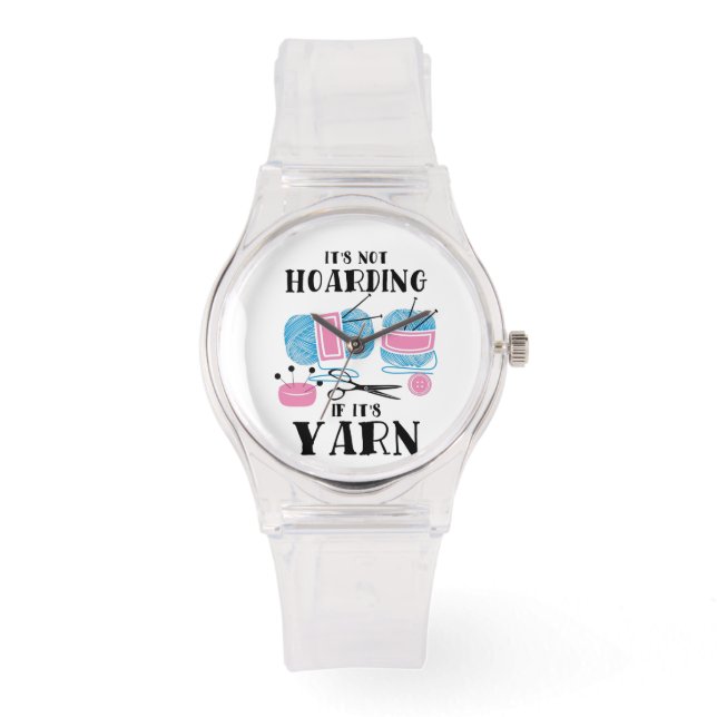 Crocheting Knitting Gifts Watch (Front)