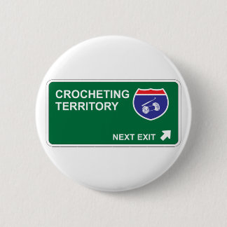 Crocheting Next Exit Button