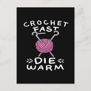Crocheting Postcard