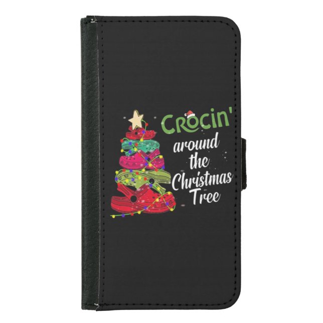 Crocin Around The Christmas Samsung Galaxy Wallet Case (Front)