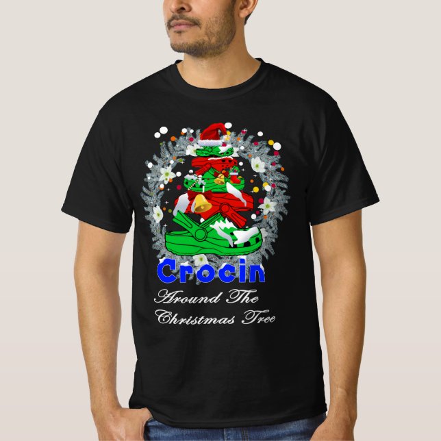 Crocin Around the Merry Christmas Tree T-Shirt (Front)