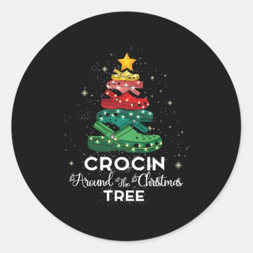 Crocin Around The Tree 2020 Classic Round Sticker