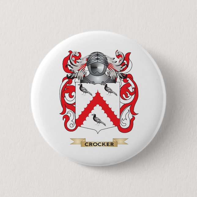 Crocker Coat of Arms Button (Front)
