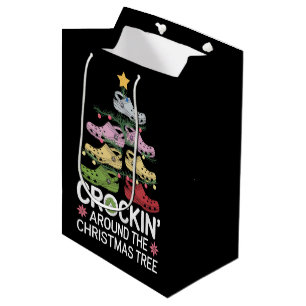 Crockin' Around The Christmas Tree Medium Gift Bag