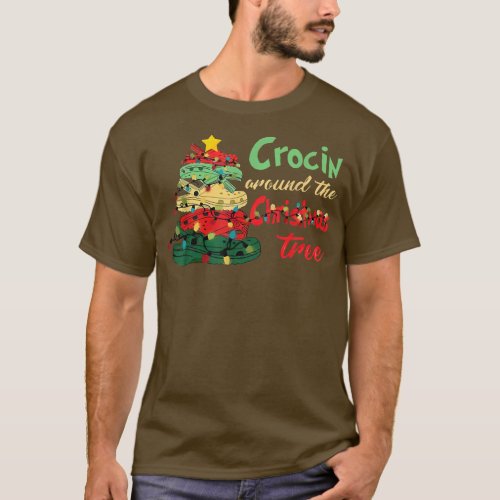Crockin Around the Christmas Tree Pajama Family Ma T_Shirt