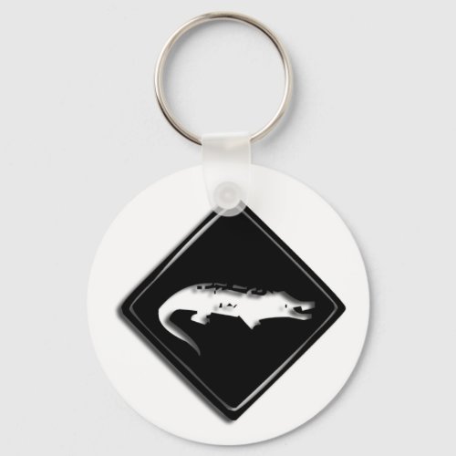 Croco Crocodile Sign Keychain