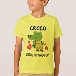 Croco little explorer - Crocodile T-Shirt