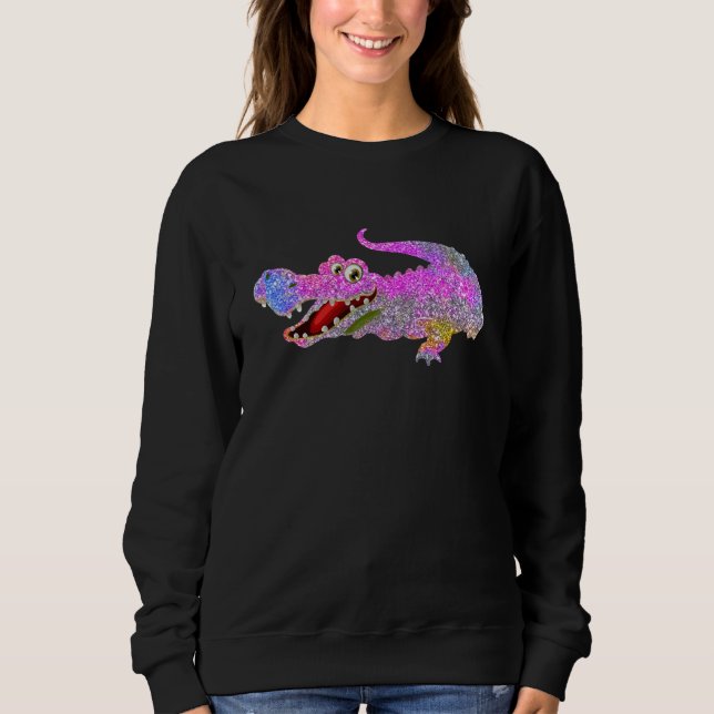 Crocodile Alligator Animal Sweatshirt (Front)