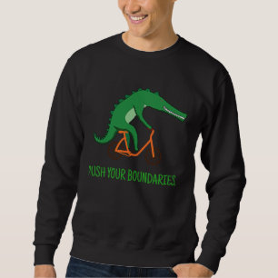 Crocodile Alligator Bicycle Reptile Animal Sweatshirt