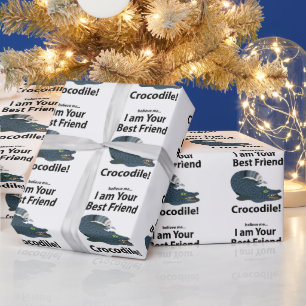 Crocodile Alligator Funny Wrapping Paper