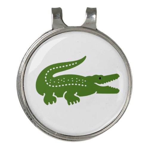 Crocodile Alligator Reptile Green animal Golf Hat Clip