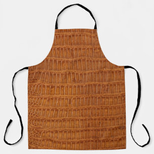 Crocodile alligator reptile leather texture close apron