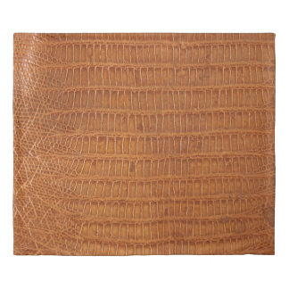 Crocodile alligator reptile leather texture close  duvet cover