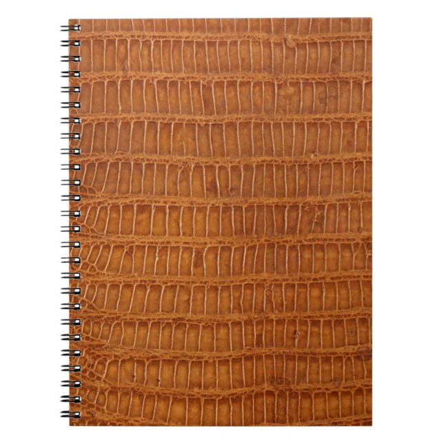 Crocodile alligator reptile leather texture close  notebook (Front)