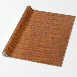 Crocodile alligator reptile leather texture close  wrapping paper