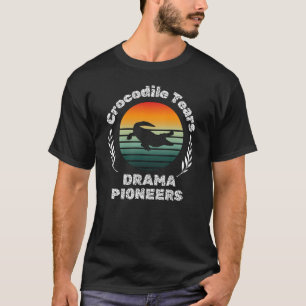 crocodile animal alligators silhouette reptile T-Shirt