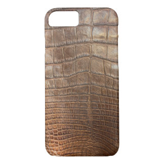 Crocodile animal print reptile tan alligator iPhone 8/7 case