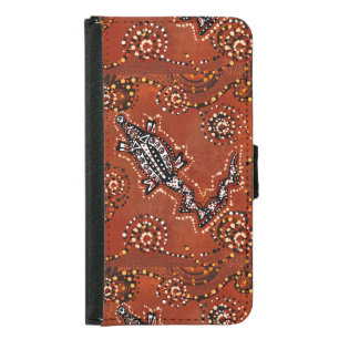 CROCODILE ART SAMSUNG GALAXY S5 WALLET CASE