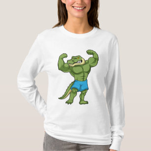 Crocodile as Bodybuilder extreme T-Shirt