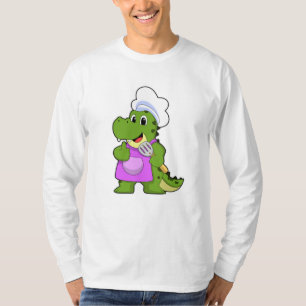 Crocodile as Cook with Spatula T-Shirt