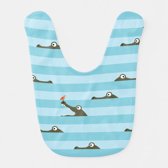 Crocodile Baby Bib (Front)
