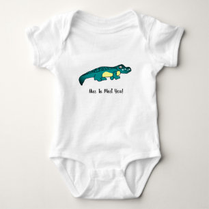 Crocodile Baby Bodysuit