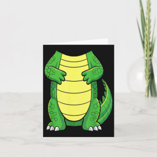 Crocodile Body Shirt Adult Kids Men Women Alligato Card