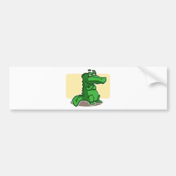 Crocodile Bumper Sticker by Theraven14 at Zazzle