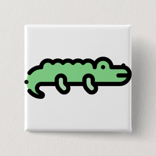 Crocodile Button (Front)