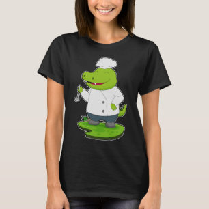Crocodile Chef Cooking spoon T-Shirt