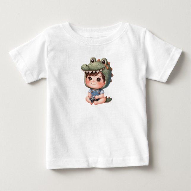 Crocodile Chronicle Baby T-Shirt (Front)
