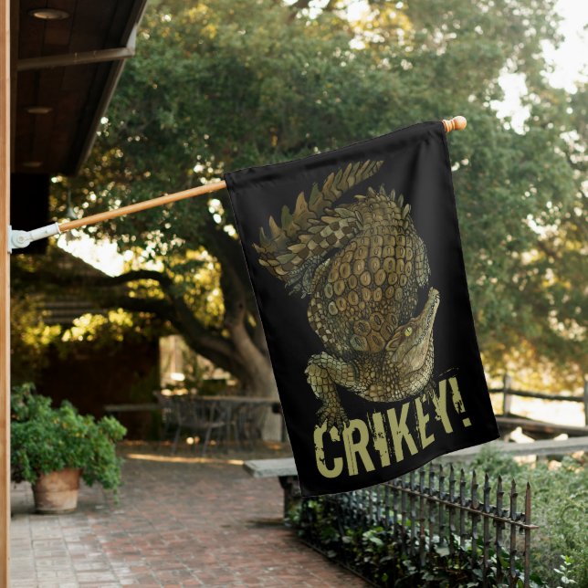Crocodile Crikey! House Flag (In SItu)