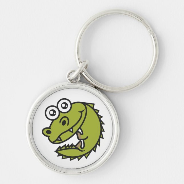 Crocodile Cute Baby Croc Keychain (Front)