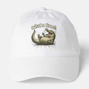 Crocodile Dad Hat - What A Crock Funny Pun Gift