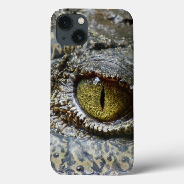 crocodile eye face animal custom personalize diy Case-Mate iPhone case (Back)