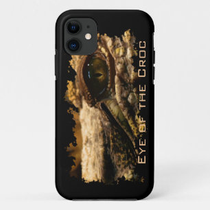 Crocodile Eye, Reptile, Wildlife, Animal Art iPhone 11 Case