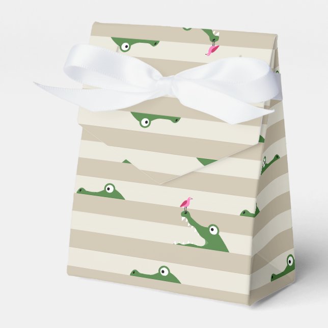 Crocodile Favor Boxes (Front Side)