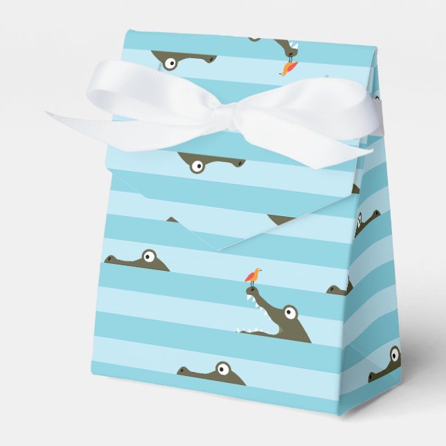 Crocodile Favor Boxes (Front Side)