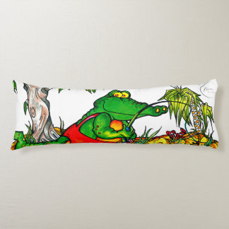 Crocodile Fishing | Body cushion 51 cm x 137
