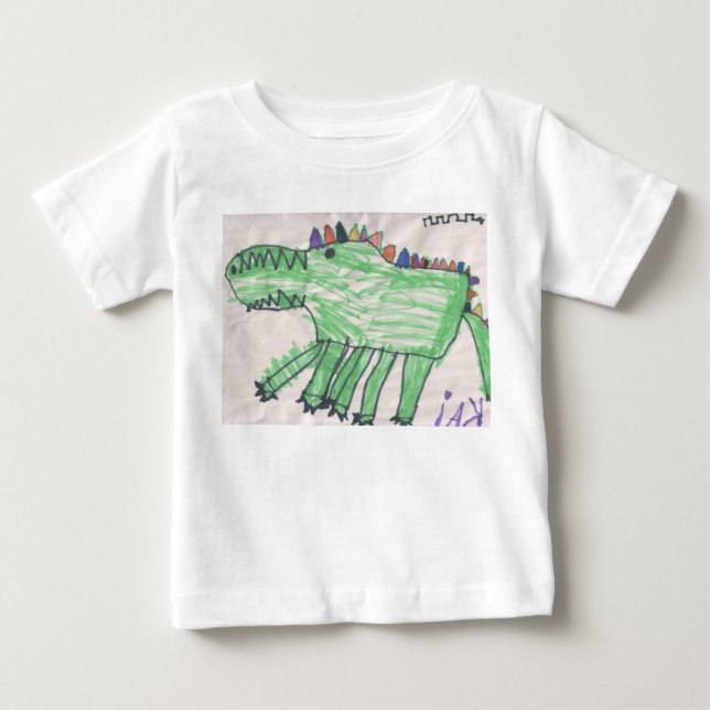 Crocodile for babies by DesignsByKai Baby T-Shirt (Front)