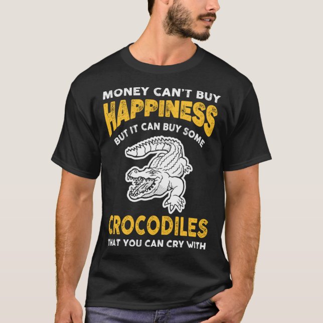 Crocodile Joke Saying For Croc Handler T-Shirt (Front)
