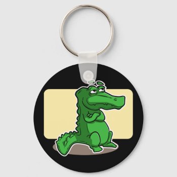 Crocodile Keychains by Theraven14 at Zazzle