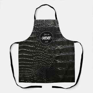 CROCODILE LEATHER APRON
