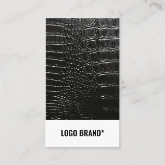CROCODILE LEATHER BUSINESS CARD